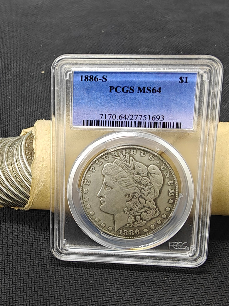 1886-S Morgan Silver Dollar Replica UNC-Style