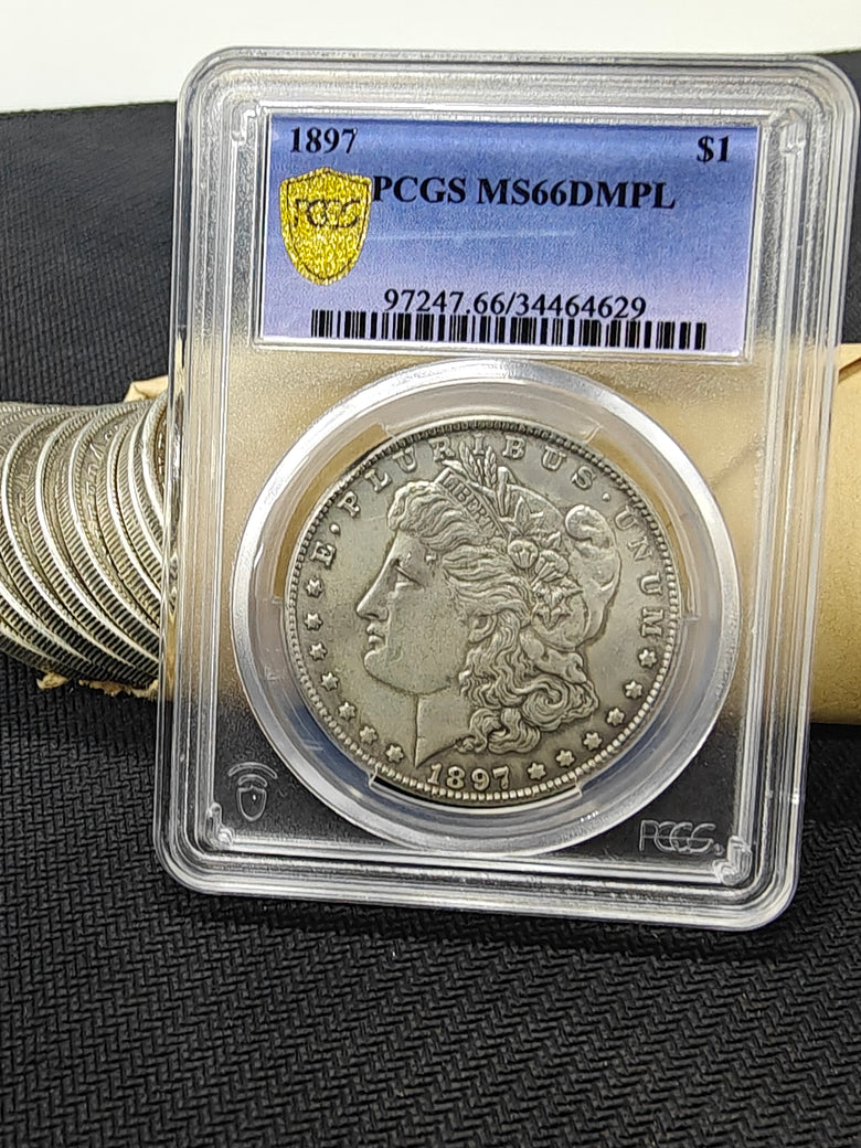 1897 Morgan Silver Dollar Replica UNC-Style